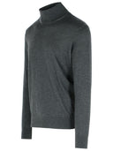 Zegna Cachemira y Sweater de cuello de seda