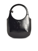 Courreges „Holy Naplack” Black Lear Bag