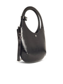 Courreges „Holy Naplack” Black Lear Bag