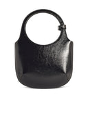Courreges „Holy Naplack” Black Lear Bag