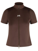 Courreges Brown Polyester T Shirt