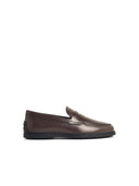 Tod 's Brown Lear Loafers