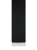 Max Mara 'Wsdalia' Cashmere Stole With Black 'Monogram' Embroidery