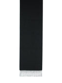 Max Mara 'Wsdalia' Cashmere Stole With Black 'Monogram' Embroidery