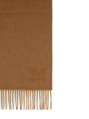 Max Mara „Wsdalia” kaszmirowy ukradł brązowy haft „monogram”