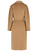 Max Mara Madame' Virgin Wool And Camel Cashmere Coat