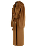 Max Mara Madame' Virgin Wool And Cashmere Lear Coat