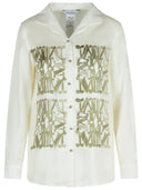 Max Mara 'Nabil' White Silk Shirt