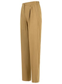 MAX MARA 'GATTI' DOVE GRIS Cashmere Pantalones con cordón