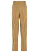 MAX MARA 'GATTI' DOVE GRIS Cashmere Pantalones con cordón