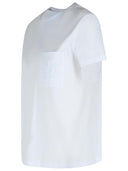 Maglietta MAX MARA 'Papaya' White Cotton Jersey