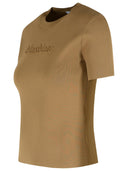 Max Mara 'Adelio' Hazelnut Viscose Blend T Shirt