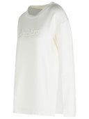 Max Mara 'Berma' sweatshirt in witte zijde en katoen