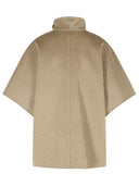 Max Mara 'Derrik' Beige Cashmere Cape