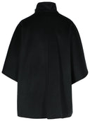 Max Mara 'Derrik' Black Cashmere Cape