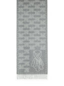 Max Mara Gray Cashmere Scarf