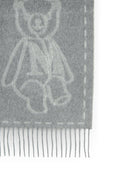 Max Mara Gray Cashmere Scarf