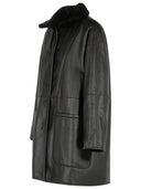 Max Mara 'Pirenei' Dark Brown Reversible Shirt Shirt