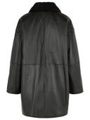 Max Mara 'Pirenei' Dark Brown Reversible Shirt Shirt