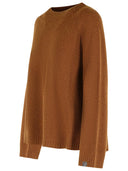 Max Mara 'Laser' Sweater In Lear Colored Camel Yarn
