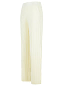 Max Mara'Jardin'White Cachemire慢跑裤