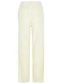 Max Mara'Jardin'White Cachemire慢跑裤