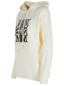 Max Mara 'Taddeo' Cream Virgin Wool Sweater