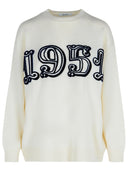 Max Mara Off White Wool And Cashmere 'Fido' Sweater