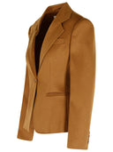 Max Mara 'Glenn' Short Jacket In Camel Lear Drap