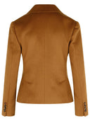 Max Mara 'Glenn' Short Jacket In Camel Lear Drap