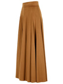 Max Mara A Line 'Sagra' Camel Lear Skirt