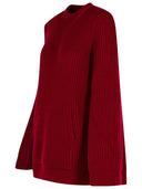 Max Mara 'Astoria 1234' Abito da mantello in lana di lampone e Cachemire