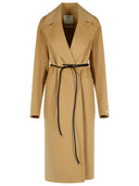 Sportmax Abate 'Camel Virgin Wool Robe jas