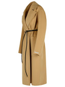 Sportmax Abate 'Camel Virgin Wool Robe jas