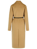 Sportmax Abate 'Camel Virgin Wool Robe jas