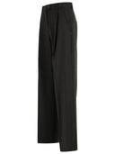 Sportmax 'Vela' Dark Brown Virgin Wool Pants