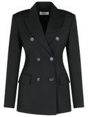 Sportmax 'Adamo' Black Virgin Wool Blazer