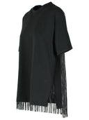 Sportmax 'Teatino' Black Cotton T Shirt