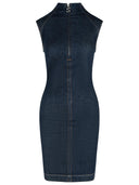 Sportmax 'Cerea' Dark Blue Cotton Dress