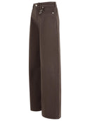 Sportmax 'Siamese' Brown Cotton Jeans
