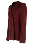 Blazer en laine vierge bordeaux «Cocco» SportMax