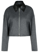 Sportmax 'Vacuo' Anthracite Virgin Wool Jacket