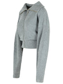 Sportmax 'Calipso' Medio Grey Grey Cashmere Blend Cardigan
