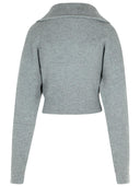 Sportmax 'Calipso' Medio Grey Grey Cashmere Blend Cardigan