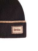 Drole De Monsieur 'Le Bonnet Laine' Brown Merino Wool Beanie