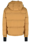 Moncler Grenoble 'Coraia' Beige Polyamide Hooded Ski Jacket