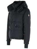 Moncler Grenoble 'Coraia' Black Polyamide Hooded Ski Jacket