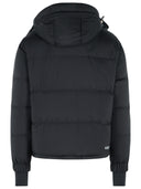 Moncler Grenoble 'Coraia' Black Polyamide Hooded Ski Jacket