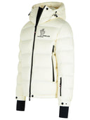 Moncler Grenoble 'Isorno' chaqueta de esquí con capucha blanca