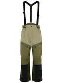 Pantalones de esquí de poliamida de color verde grenoble moncler